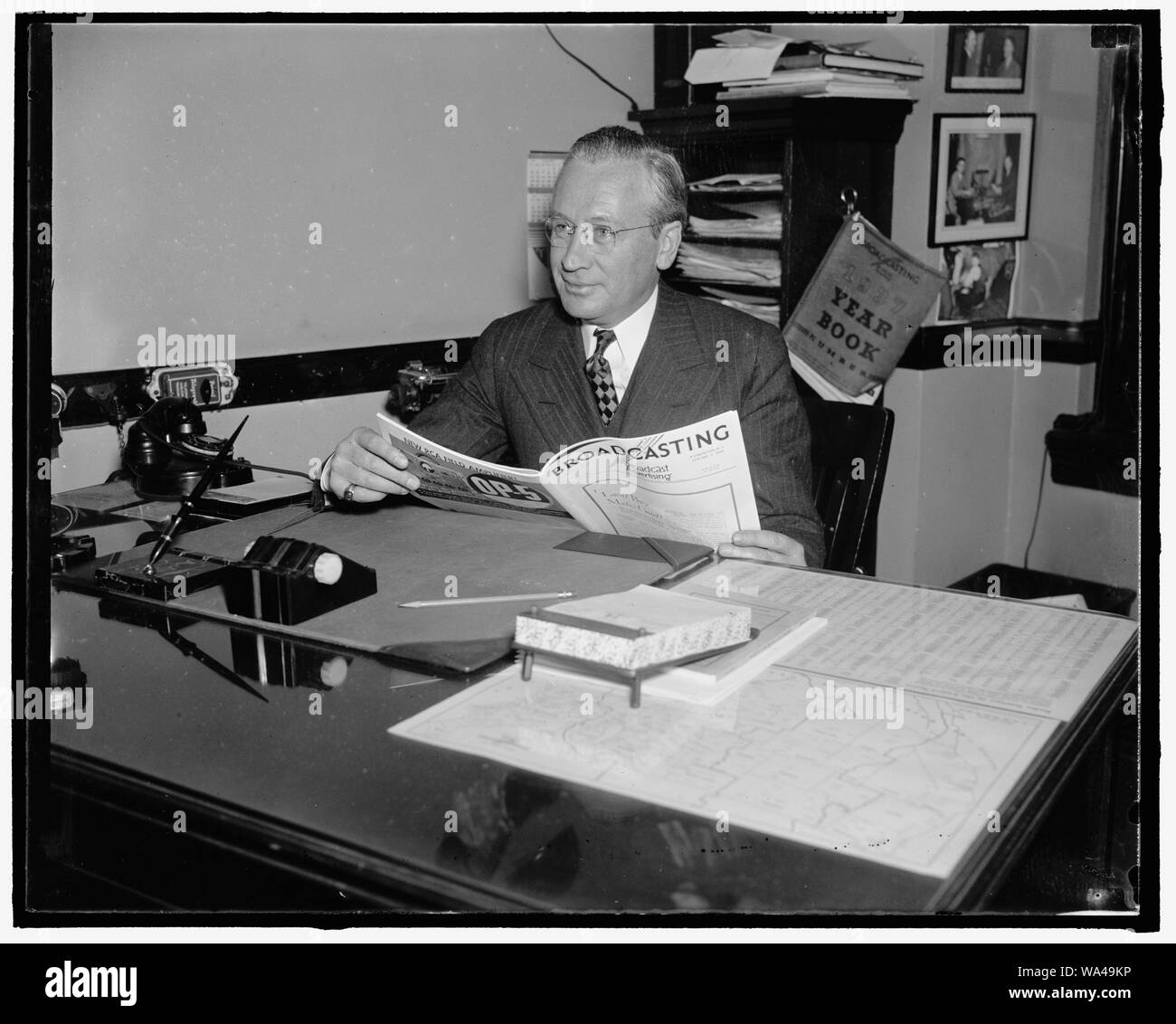 Rundfunk Magazin, 1/14/38 Stockfoto