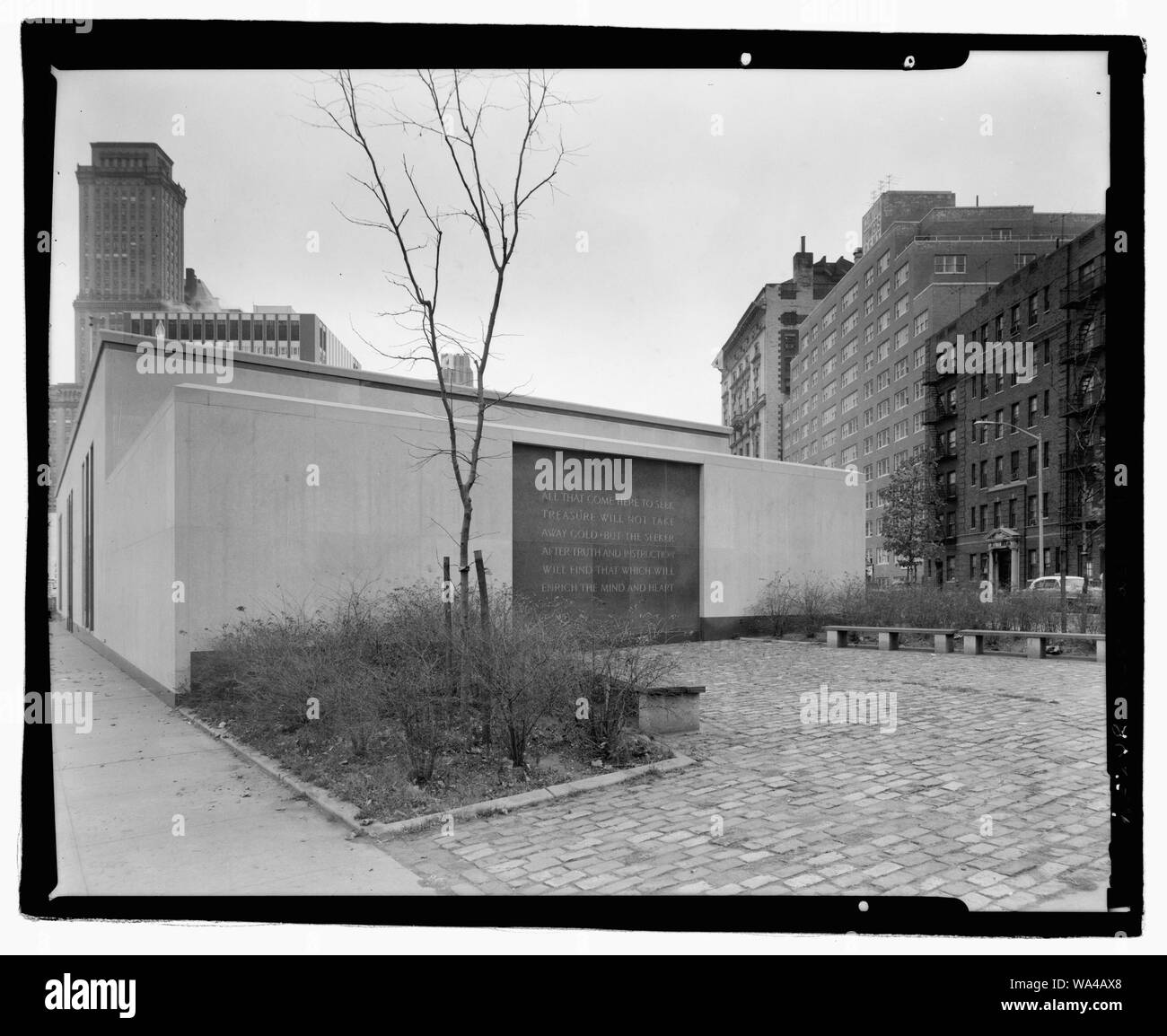 Brooklyn Public Library, Brooklyn Heights Zweig, Fulton und Clinton St., Brooklyn, New York. Stockfoto