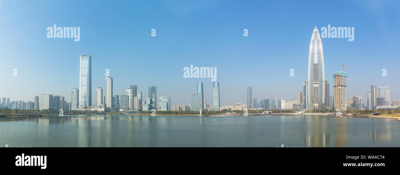 Shenzhen Nanshan houhai Bereich Stockfoto