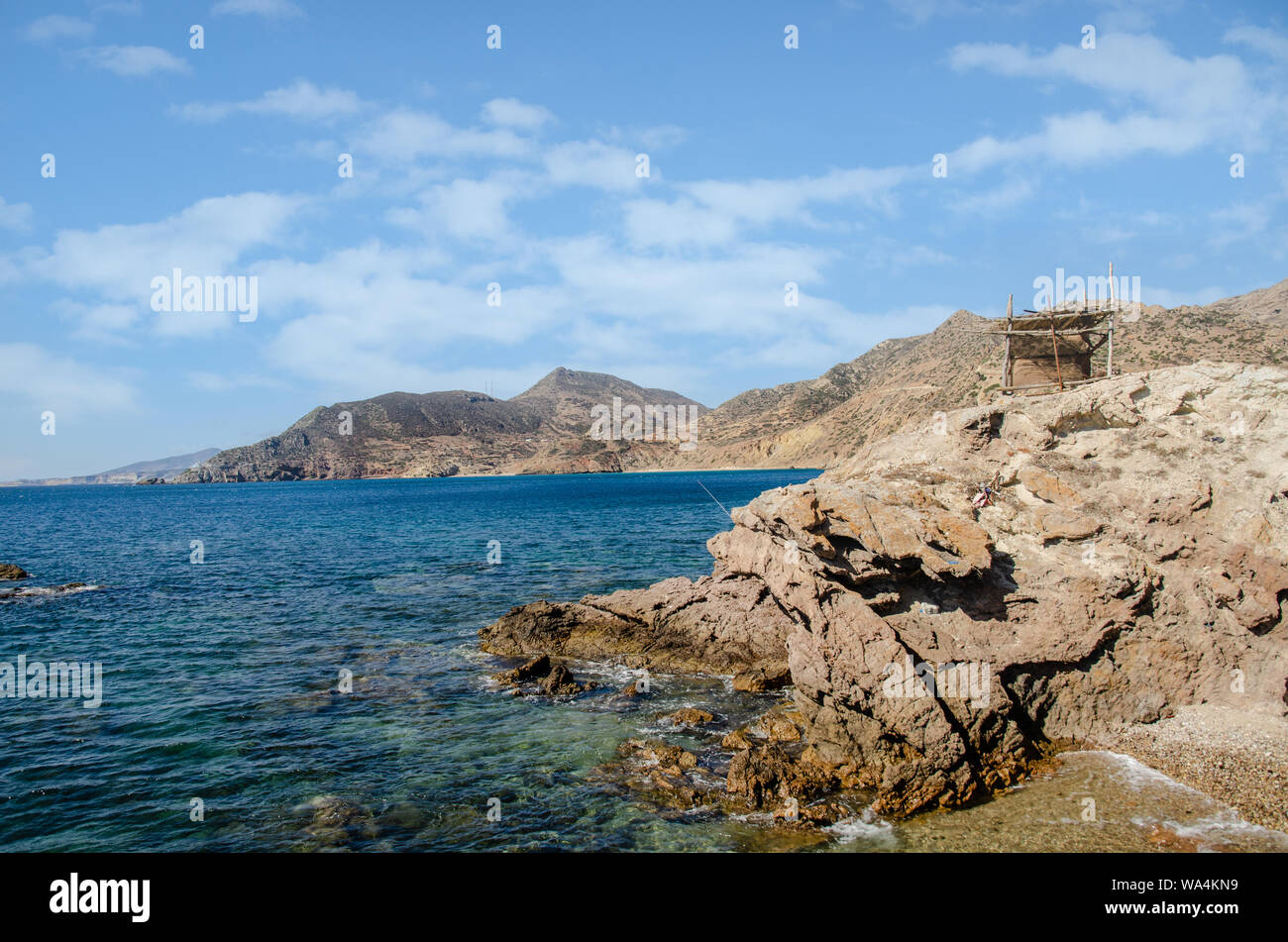 Tibouda Beach in Agadir city - Marokko - Stockfoto