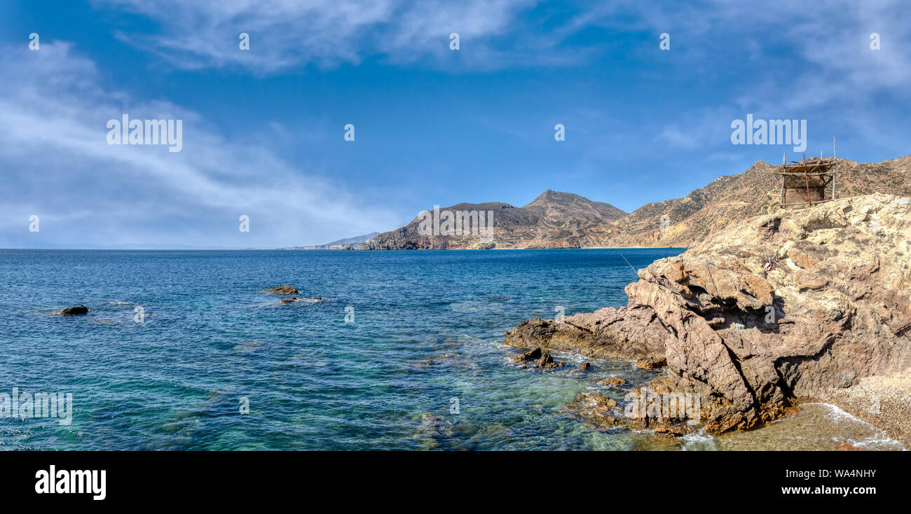 Tibouda Beach in Agadir city - Marokko - Stockfoto