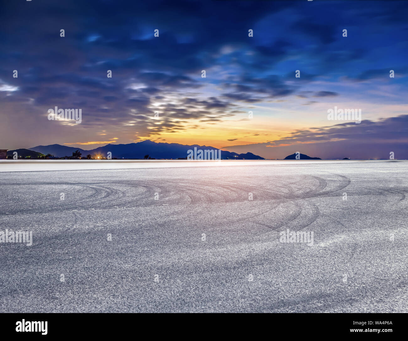 Coastal Highway Landschaft Stockfoto