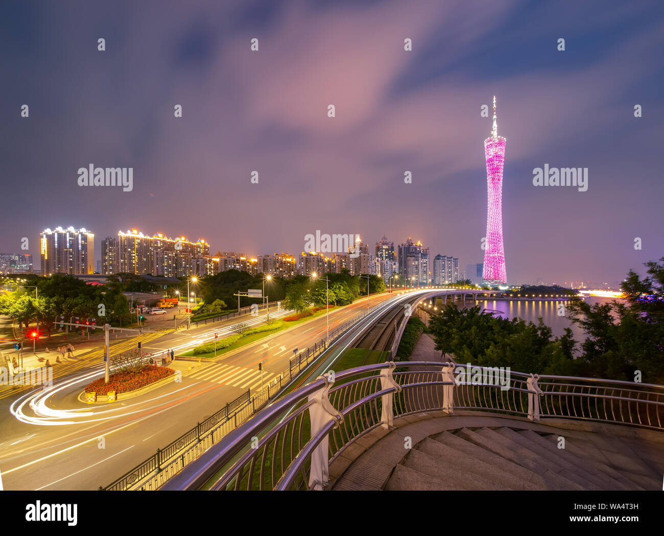Guangzhou Turm. und Stockfoto