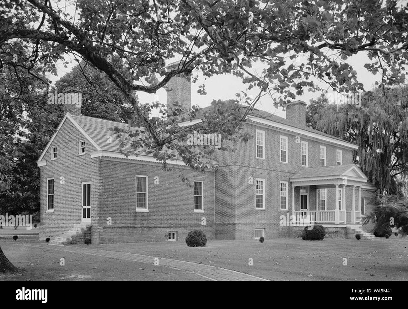 Ditchley, State Route 607, Ditchley (Northumberland County, Virginia). Stockfoto