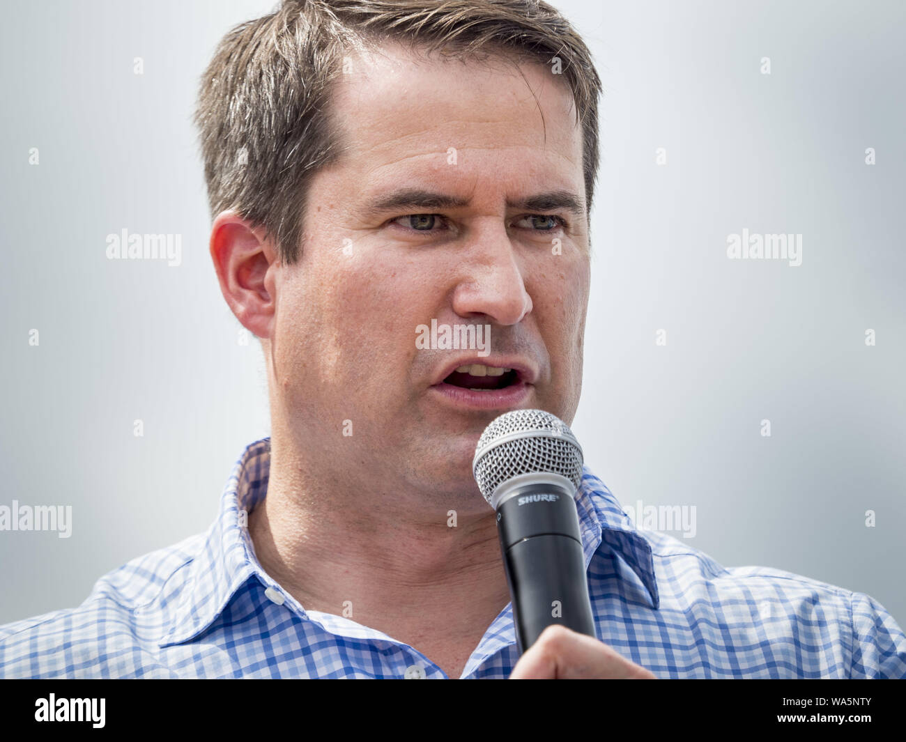 Des Moines, Iowa, USA. 17 Aug, 2019. Vertreter SETH MOLTON (DMA