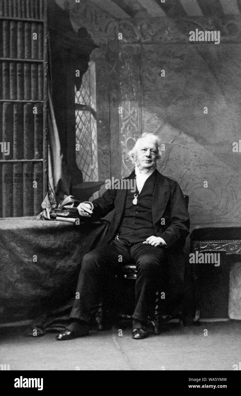 Henry Venn Elliott (1792-1865) war ein evangelischer Christ, der St. Mary's Church in Brighton, England pastored. Er war der Gründer der St. Mary's Hall, eine Schule für die Kinder der armen Geistlichen, und einer der vier Gründer - Direktoren von Brighton College. Henry's Schwester Charlotte Elliott war ein produktiver Hymne Schriftsteller, am besten für nur Penning, wie ich bin. Erinnert (Foto von Camille Siivy, 30. Oktober 1861). Stockfoto