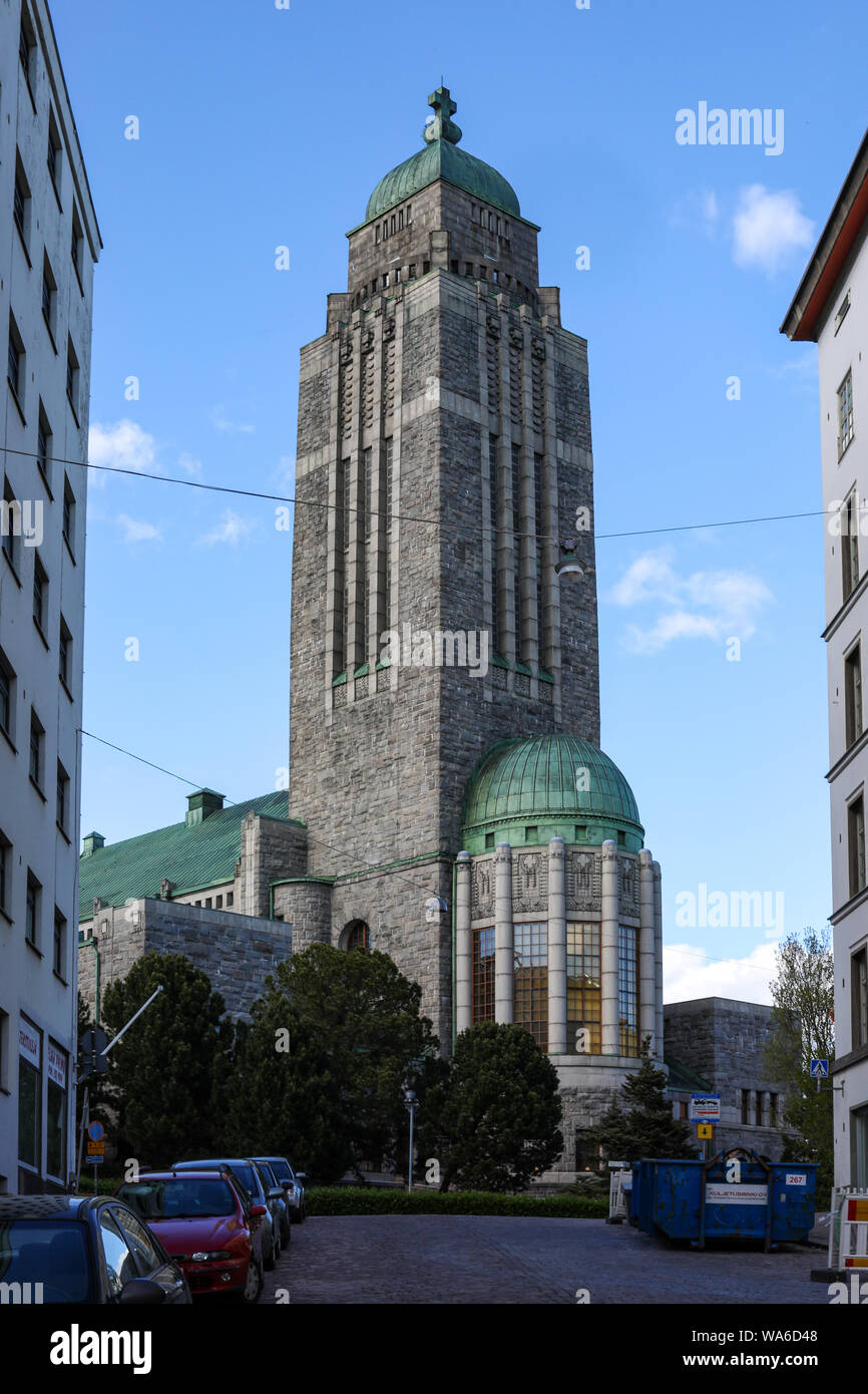 Kallio Kirche in Helsinki, Finnland Stockfoto