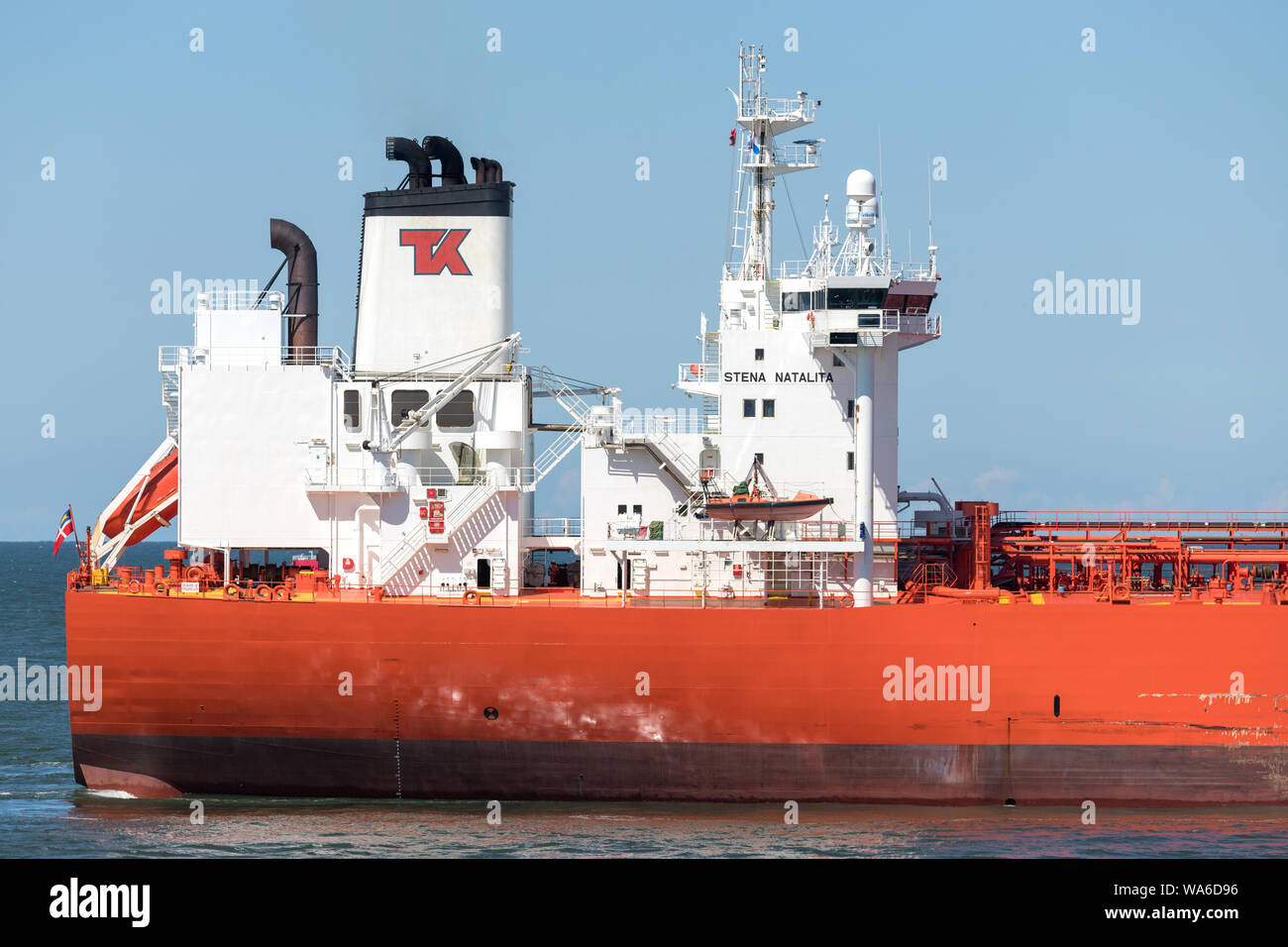 Shuttle Tankers STENA NATALITA inbound Rotterdam Stockfoto
