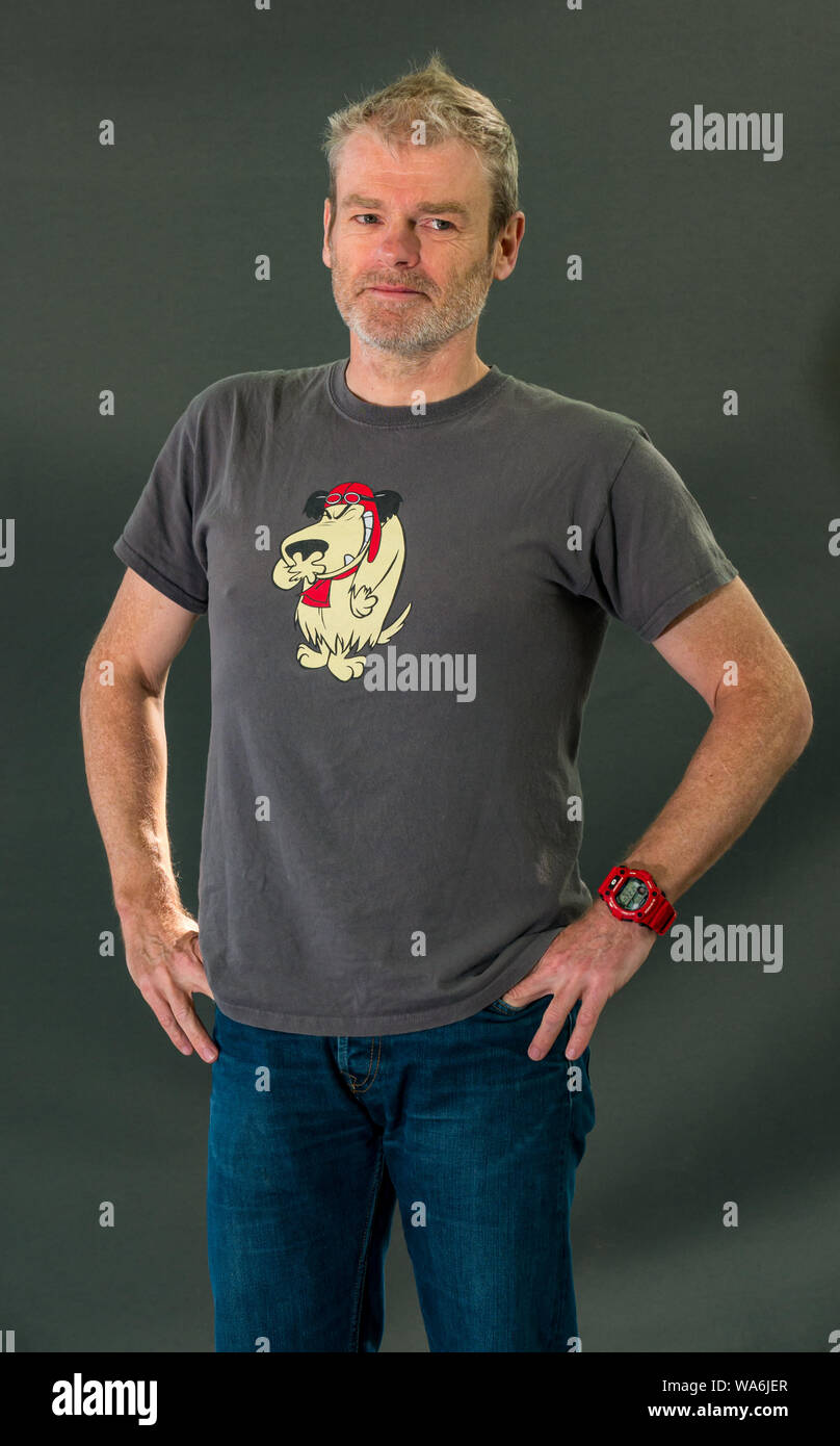 Edinburgh, Schottland, Großbritannien, 18. August 2019. Edinburgh International Book Festival. Im Bild: Mark Haddon, ein englischer Schriftsteller Stockfoto