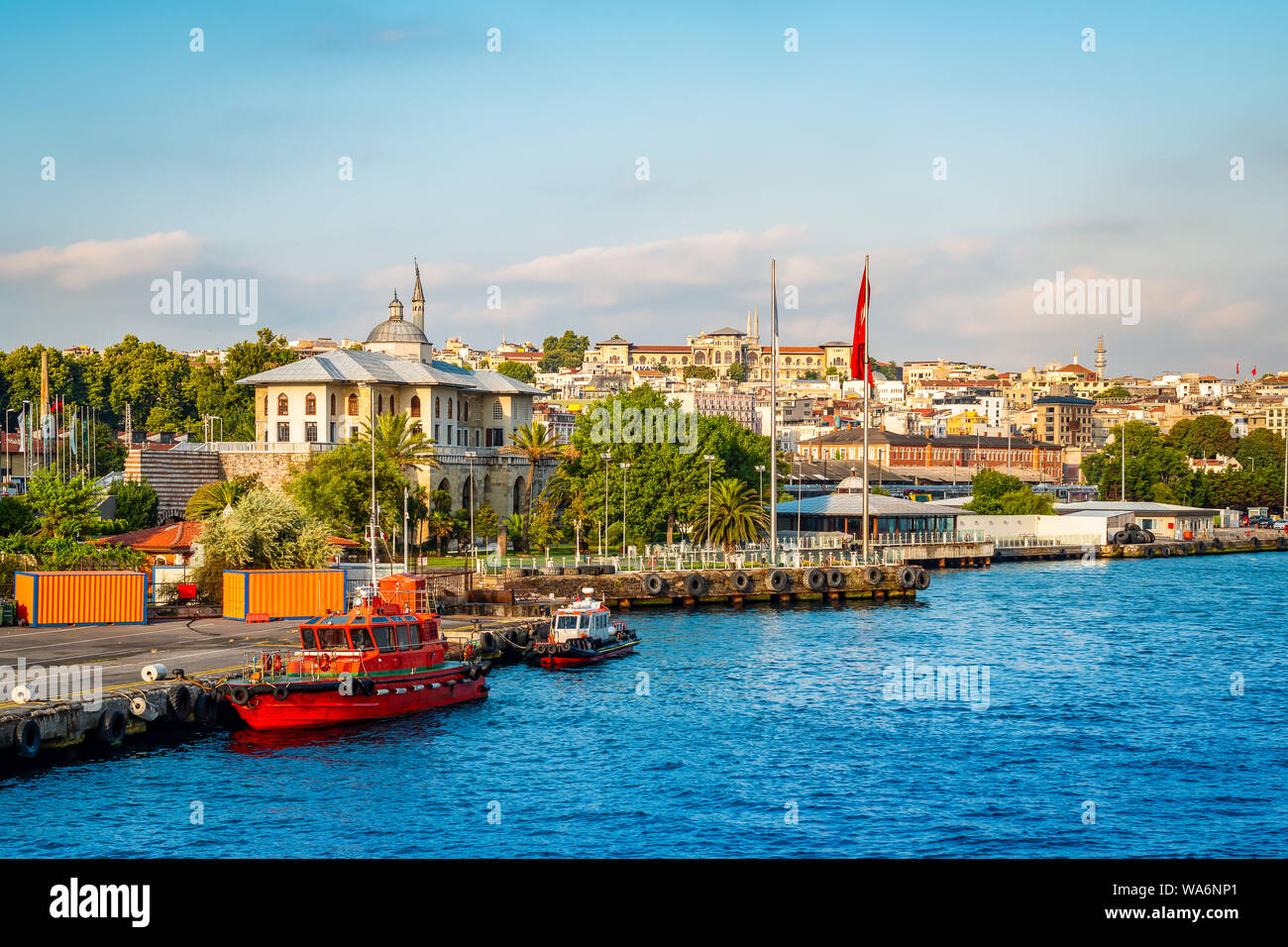 Hafen von Istanbul, Türkei Stockfoto