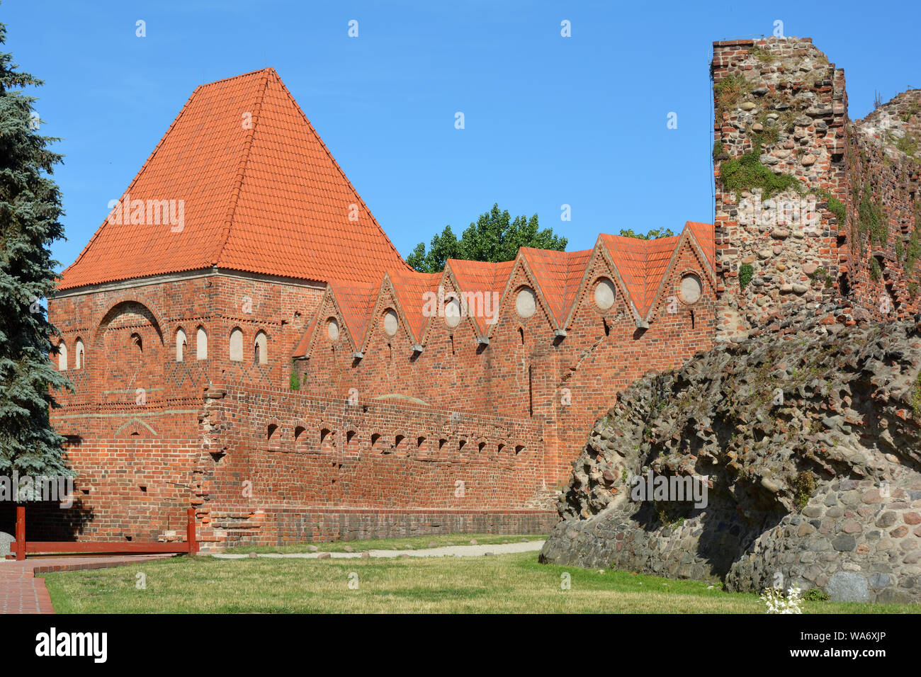 Schloss von Torun in 1260 durch die Reihenfolge des Deutschen Ordens