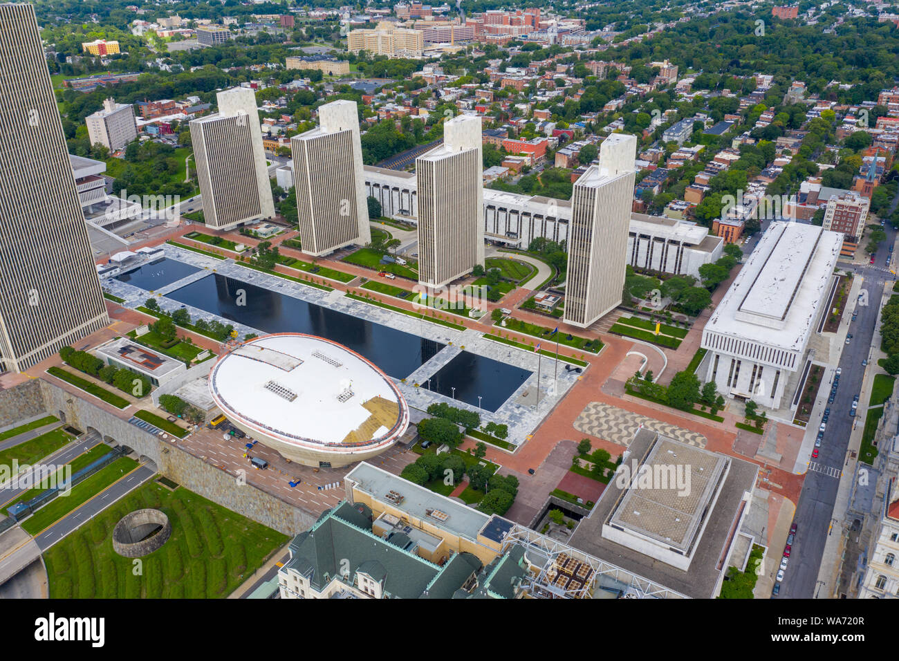 Empire State Plaza, Albany, New York, USA Stockfoto