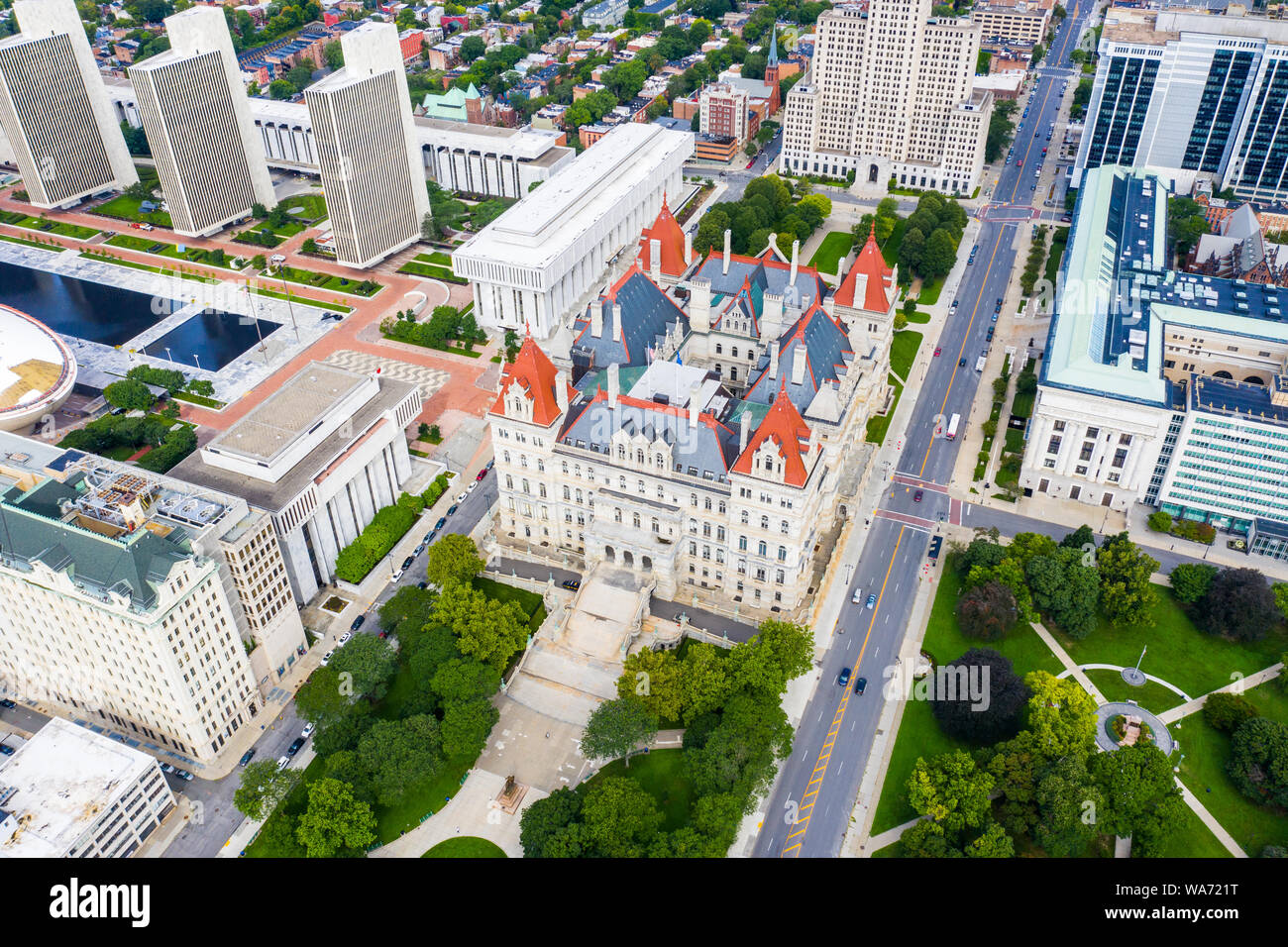 New York State Capitol, Albany, New York, USA Stockfoto