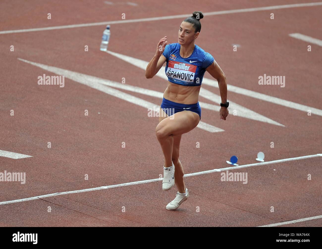 Birmingham. UK.. 18. August 2019. Ivana Spanovic (SRB) im Weitsprung der Frauen. Muller Grand Prix. IAAF Diamond League Athletik. Alexander Stadium. Birmingham. UK. Credit: Sport in Bildern/Alamy leben Nachrichten Stockfoto