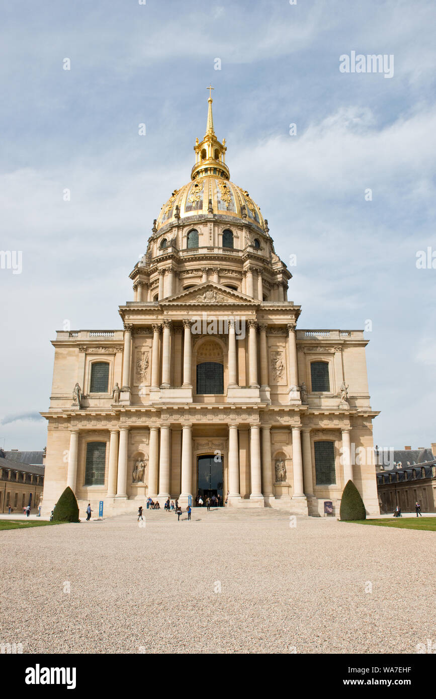 Dom (Kuppel des Invalides). Paris, Frankreich Stockfoto