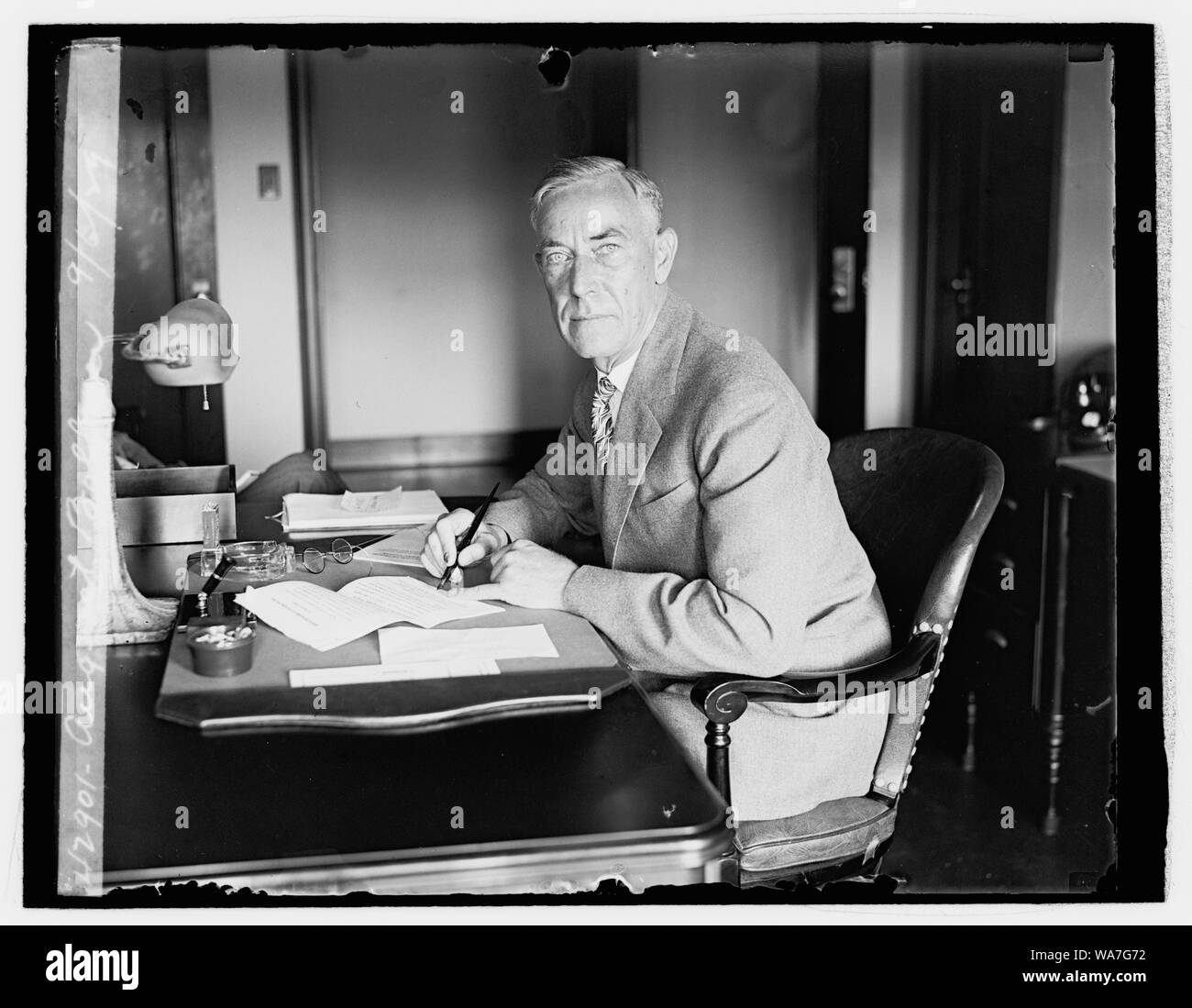 August Bollmer, 9/6/29. Stockfoto