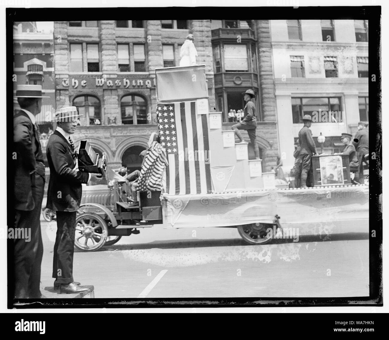 Auto Handel Assoc Parade, Washington D.C., 28. Juni 1919 Stockfoto