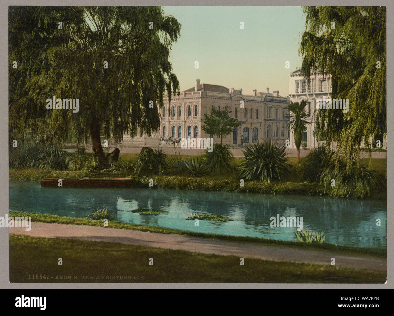 Avon River. Christchurch Stockfoto