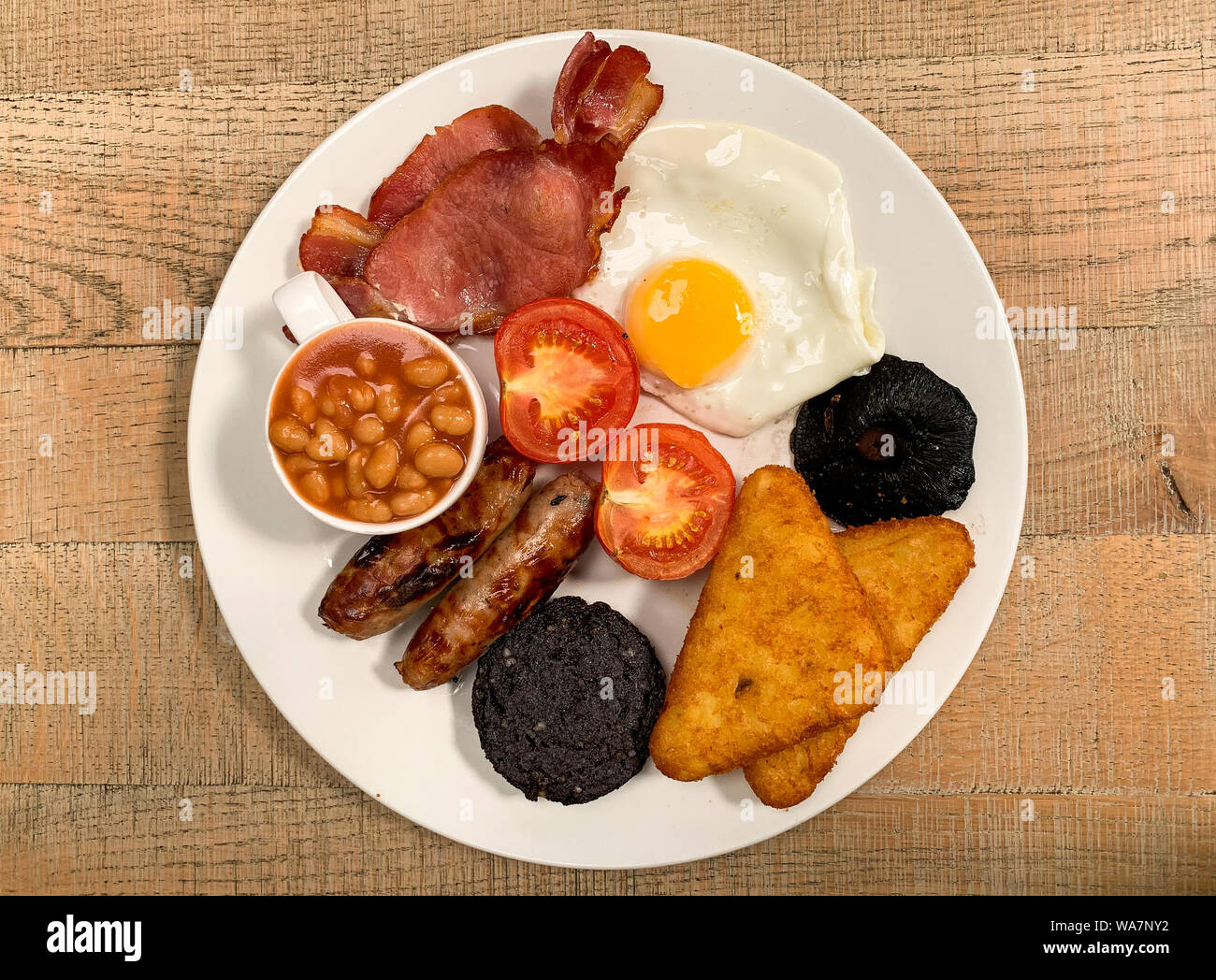 Ein klassisches Englisches Frühstück Stockfoto