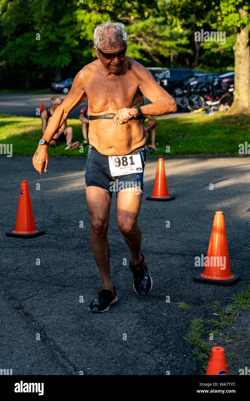 HVTC Triathlon Sommer Serie 2019 #3 Stockfoto