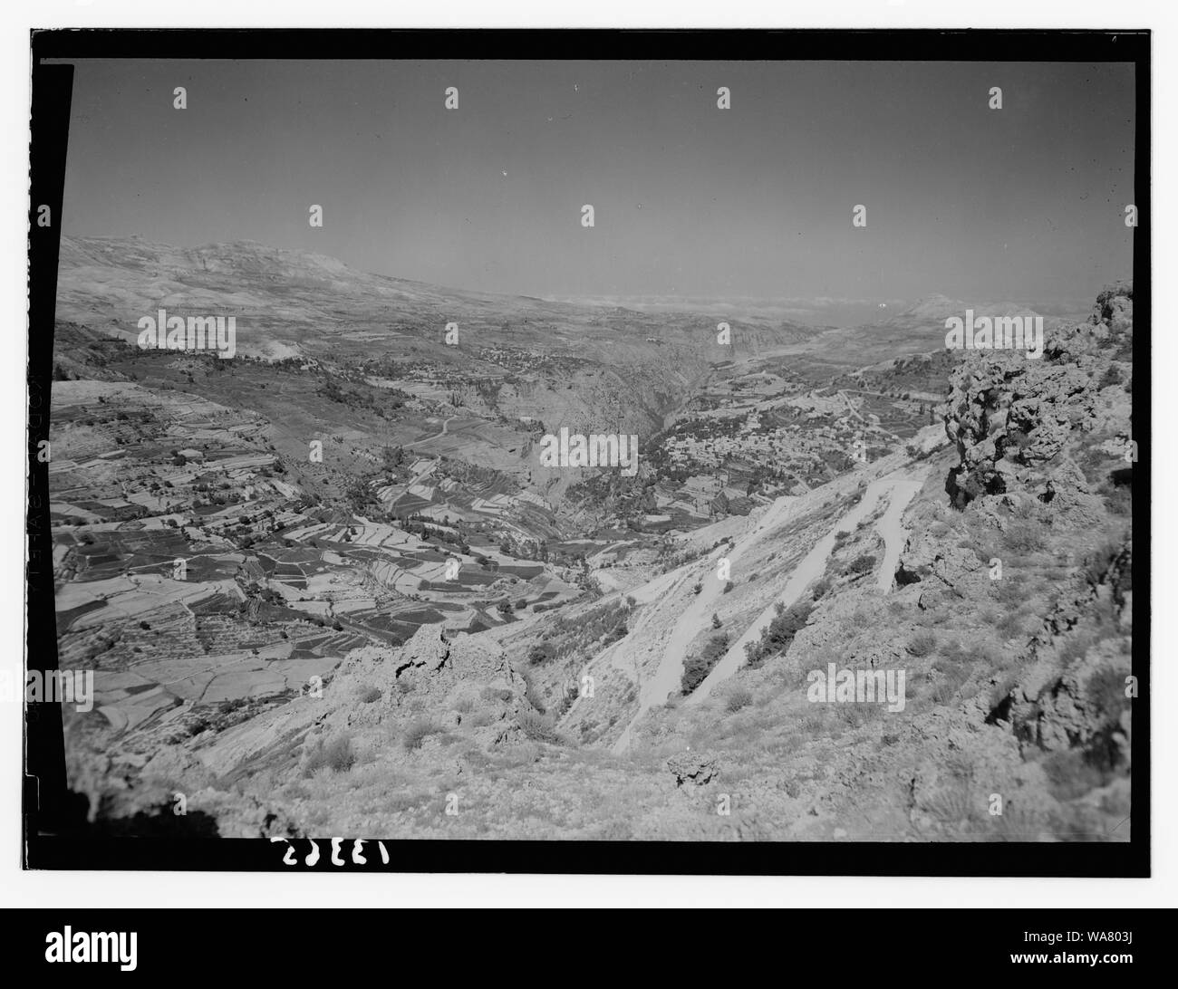 Bshirreh Schlucht von West des Cedars Stockfoto