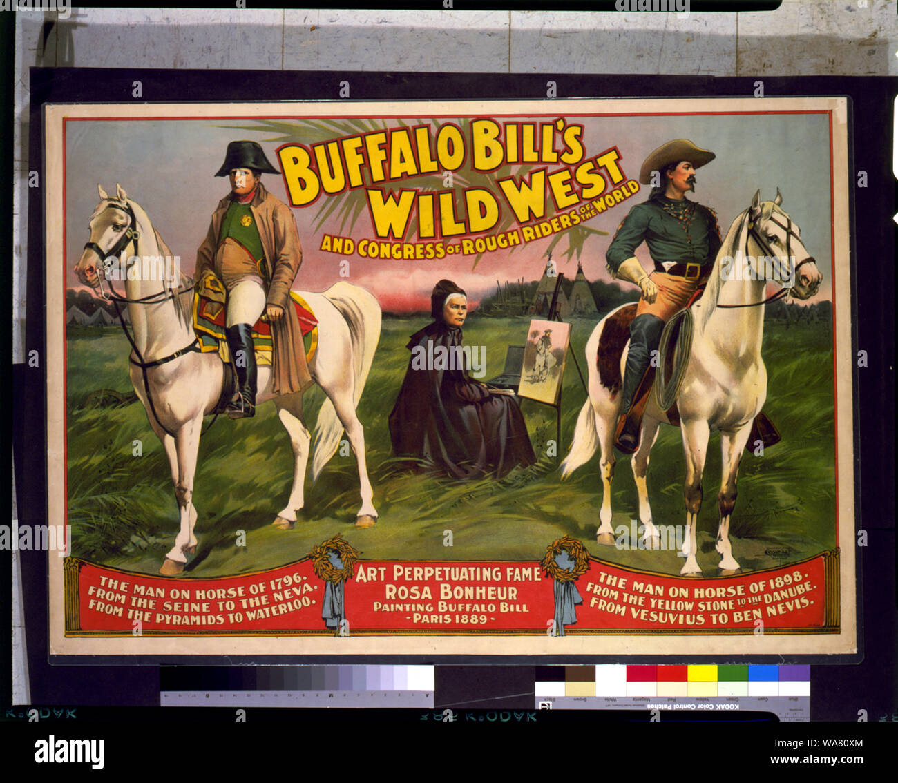 Buffalo Bill's Wild West und Kongress der Rough Rider der Welt/Kurier Litho. Co., Buffalo, N.Y. Stockfoto