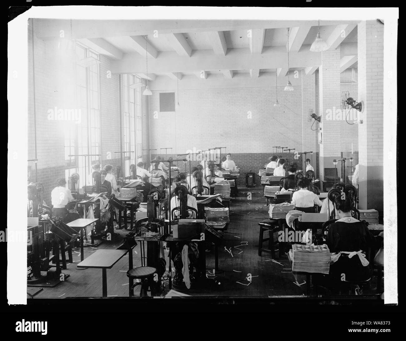 Bureau Eng. & Ptg. Trimmen Zimmer, Prüfungsabteilung, [1914] Stockfoto