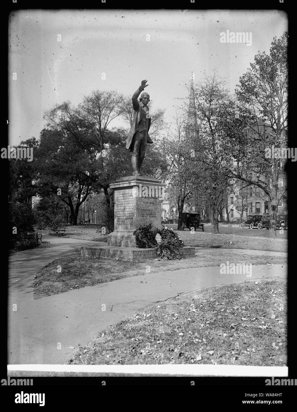 Burke Statue, [Washington, DC] Stockfoto
