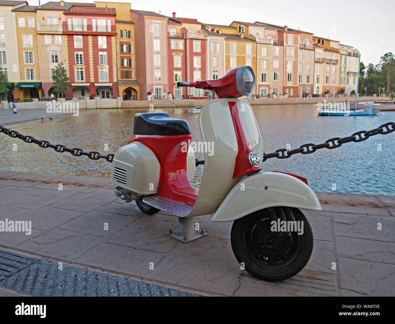 Portofino Bay Hotel Universal, Universal Studios Florida, USA, 21. Mai 2019, © katharine Andriotis Stockfoto