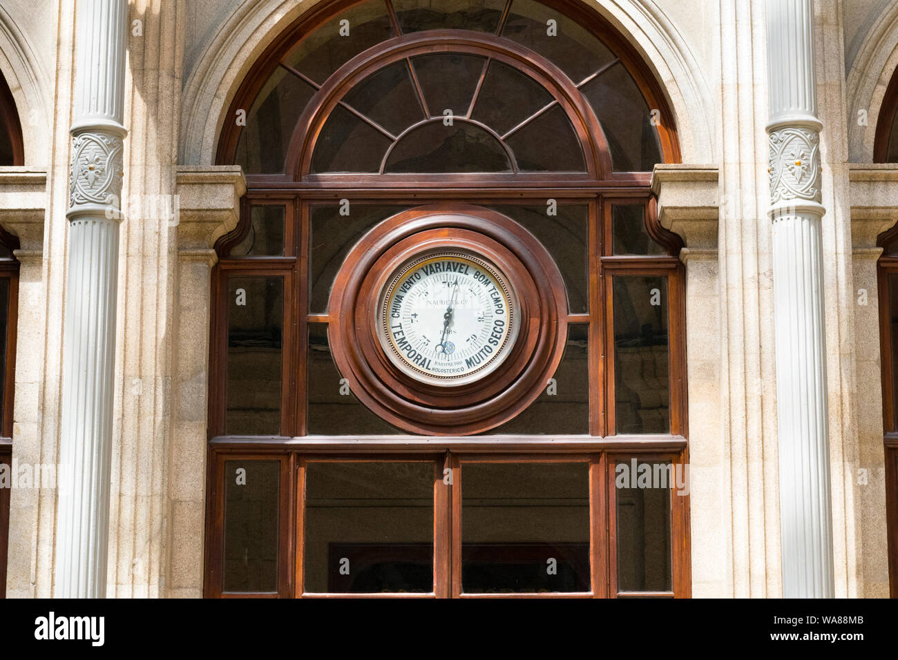 Portugal Porto Porto Palacio da Bolsa Rua Ferreira Borges Börse 1842 Tribunal Commercio kommerzielle Tribunal Terrasse das tun Nacoes detail Stockfoto