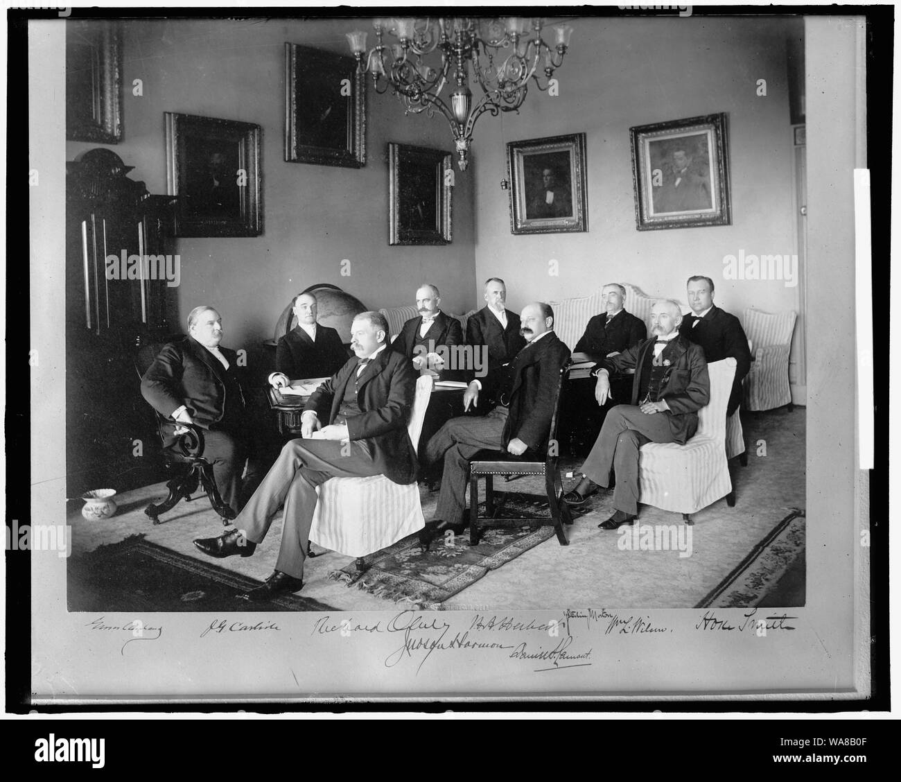 CLEVELAND, GROVER, MIT GEHÄUSE Stockfoto