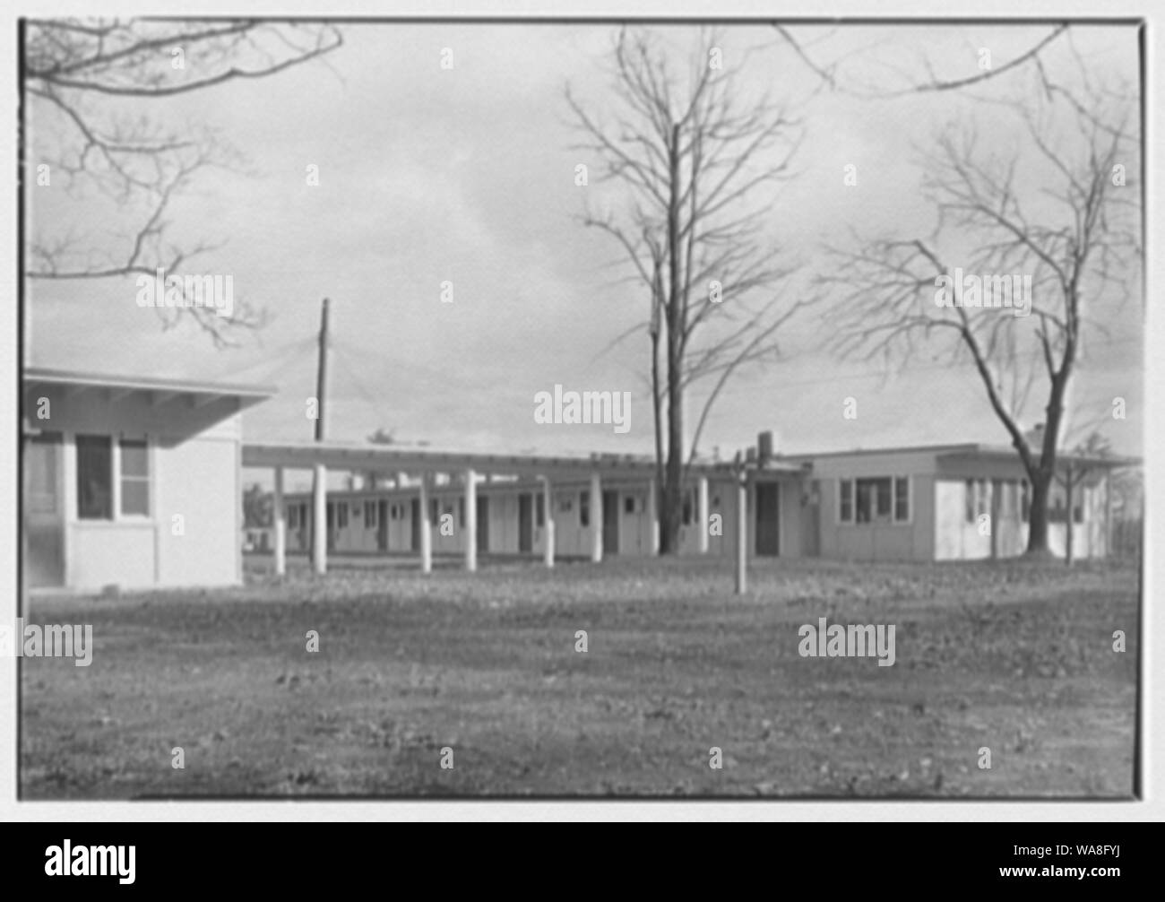 Calvert Häuser, College Park, Maryland. Stockfoto