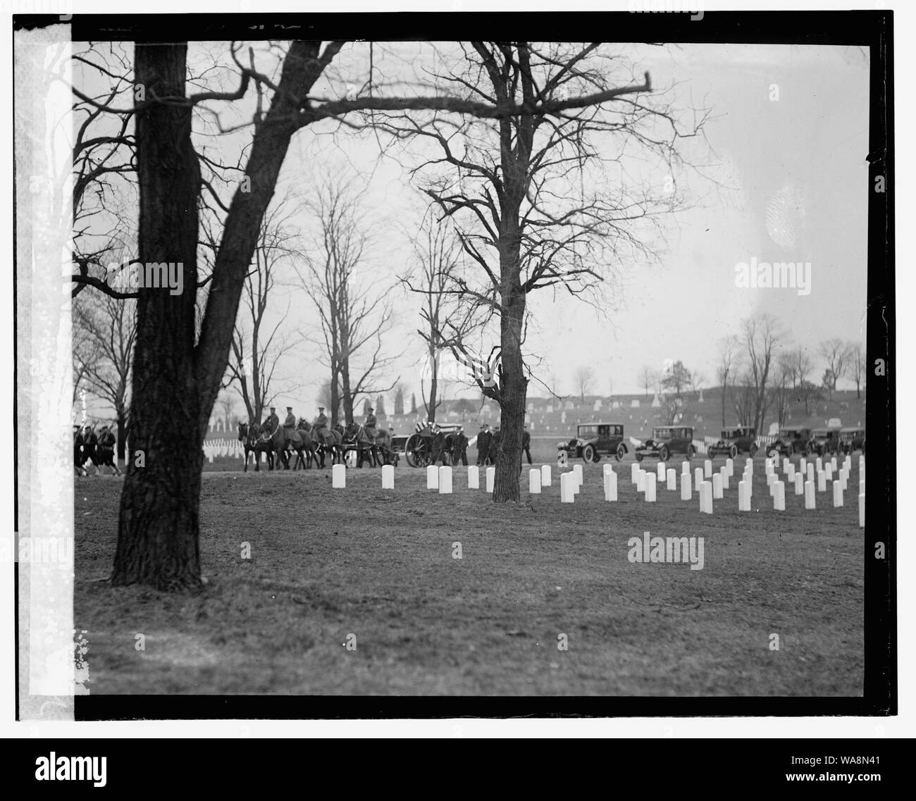 Kapitän Herbt. C. Sparrow Beerdigung, [2/14/24] Stockfoto