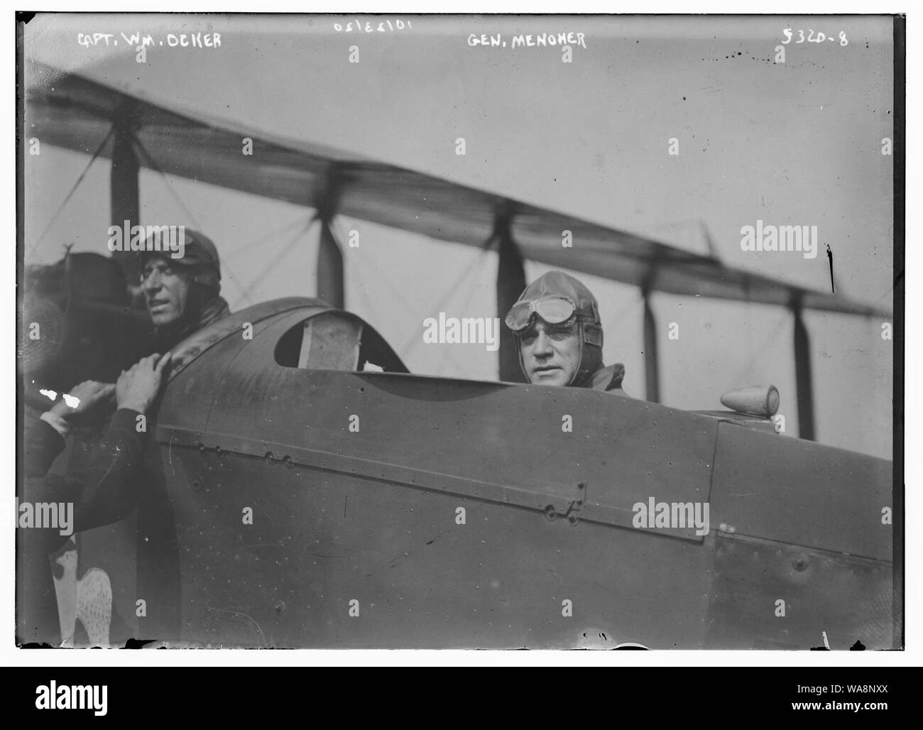 Capt WM Ocker & gen Menoher Stockfoto