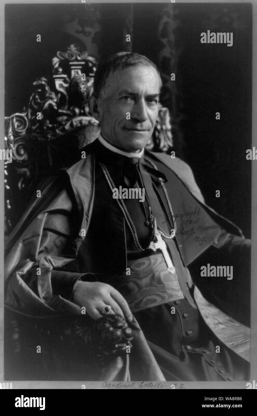 Kardinal Satolli Stockfoto