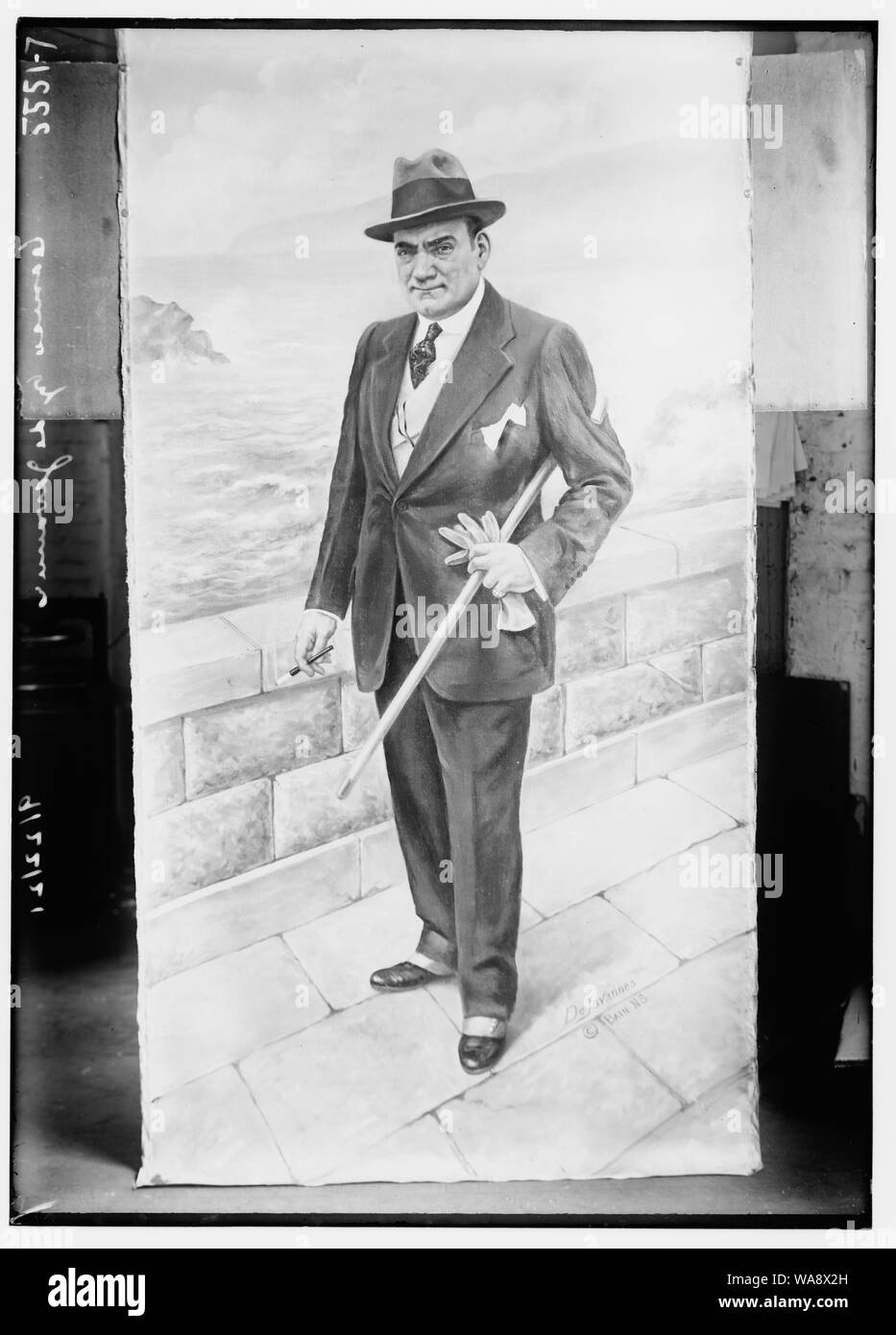 Caruso von De Javannes Stockfoto