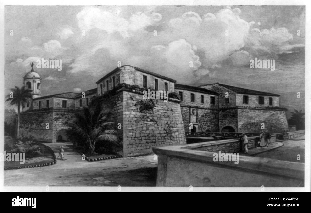Castillo de la Fuerza, Havanna, Kuba Stockfoto