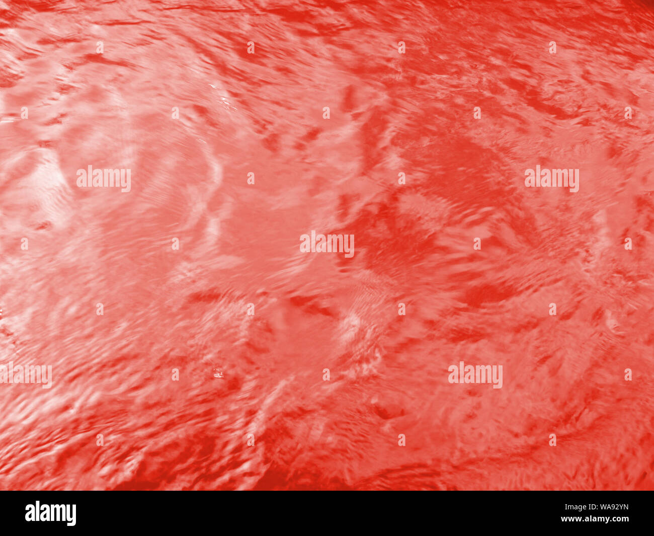 Rotes Wasser Textur Hintergrund Stockfoto