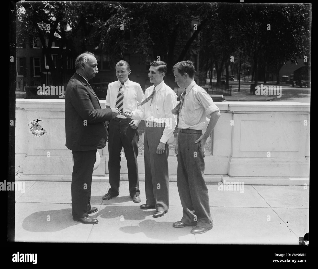 Charles Curtis, links Stockfoto