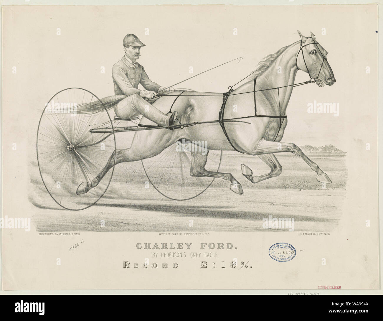 Charley Ford: von Ferguson Grau Adler. Datensatz 2:16 3/4 Stockfoto