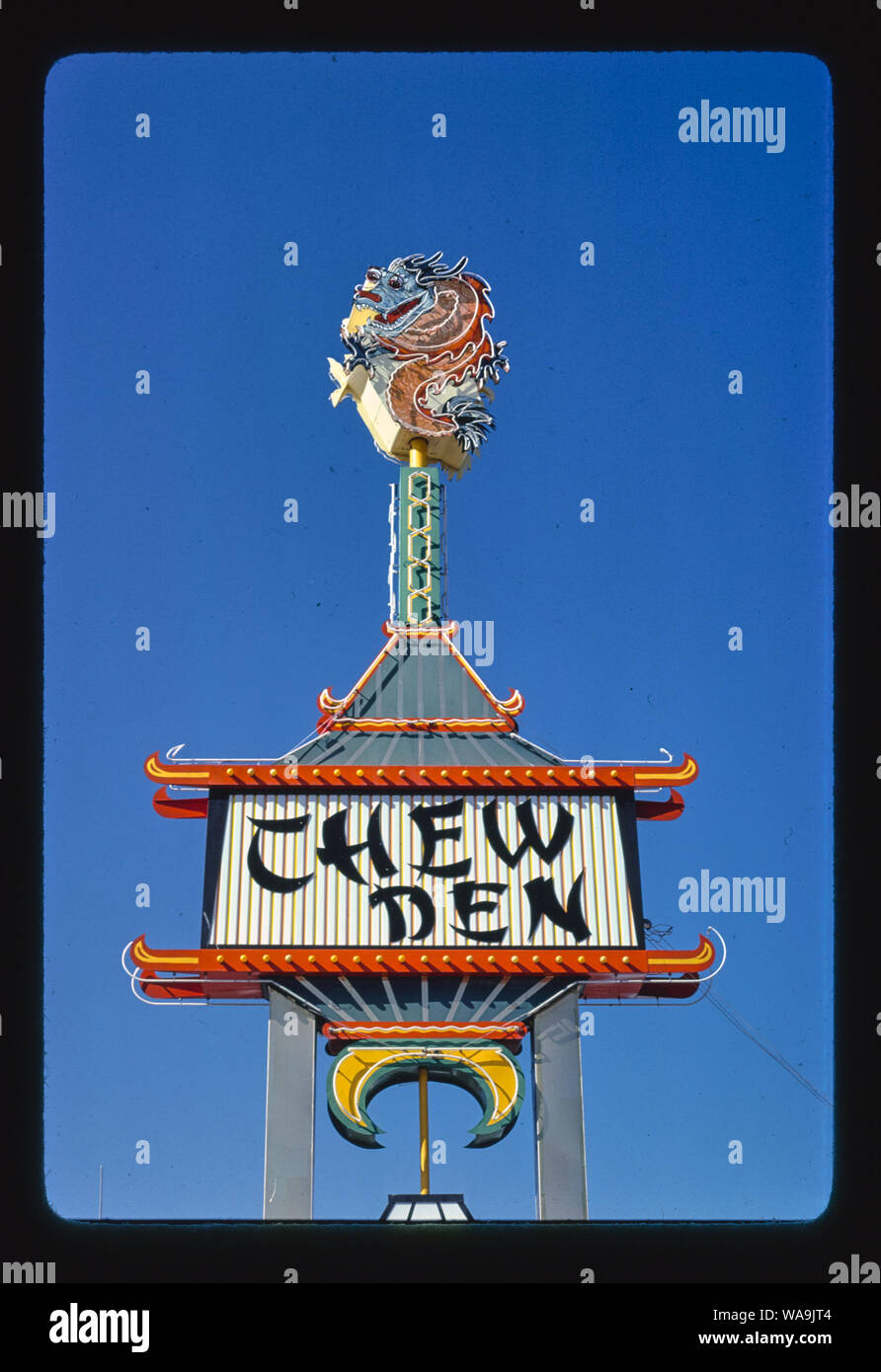 Kauen den Zeichen, Roswell, New Mexico Stockfoto
