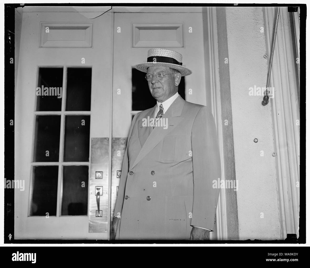 Der Bürgermeister von Chicago. Washington D.C. am 16. Juli. Bürgermeister Edward J. KELLY, Chicago, war an das Weiße Haus gestern, 7/16/37 Stockfoto