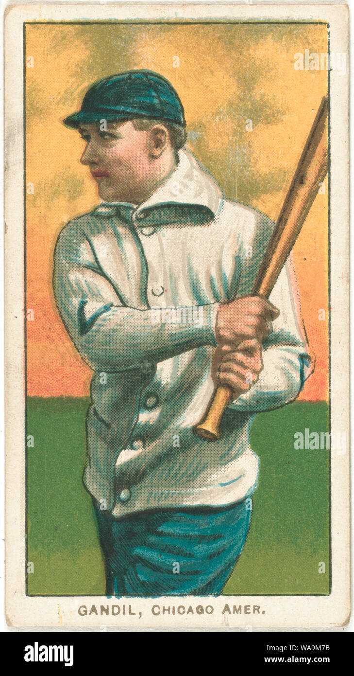 Chick Gandil, Chicago White Sox, Baseball card Portrait Stockfoto