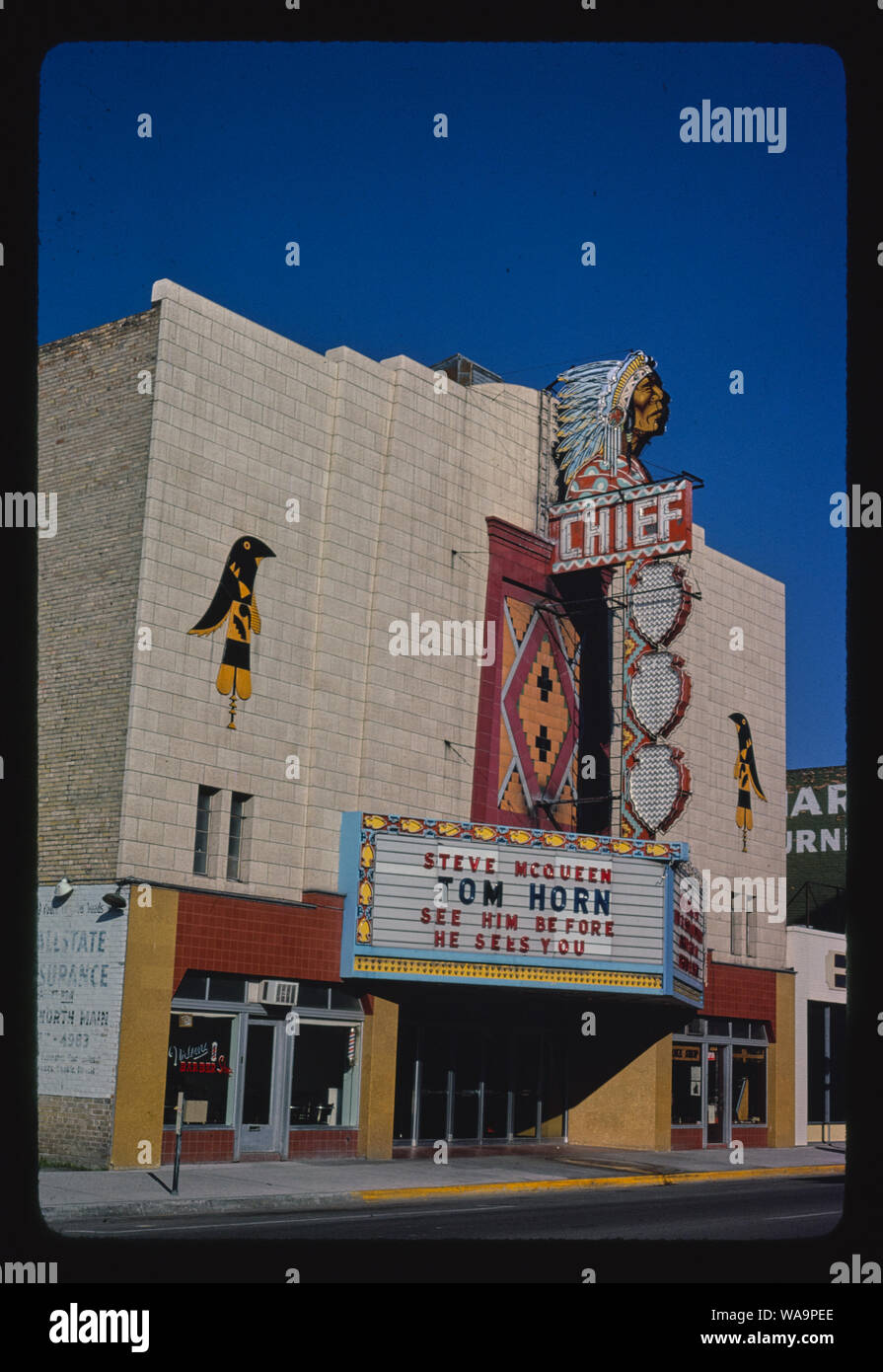 Chief Theater, Pocatello, Idaho Stockfoto