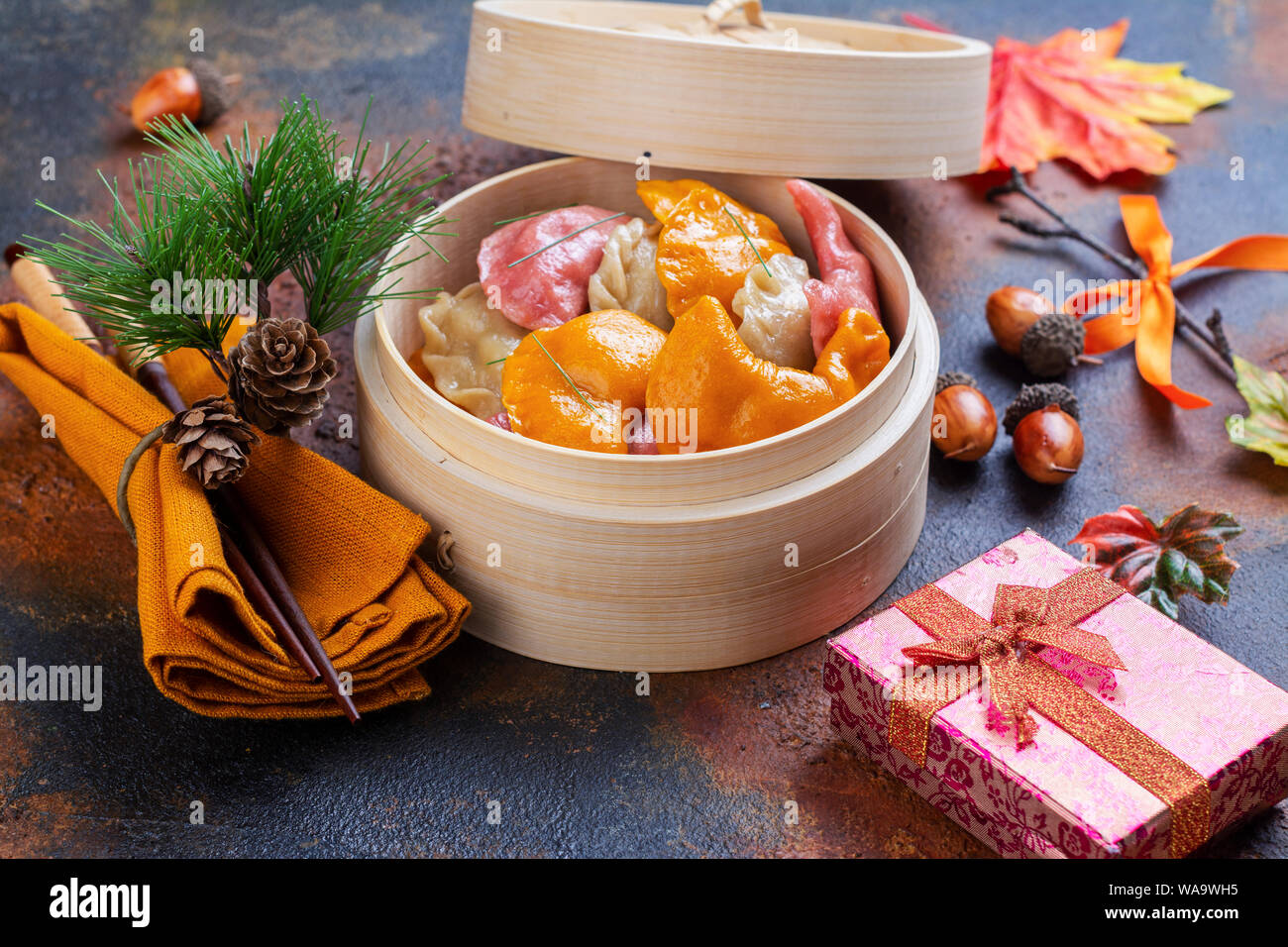 Songpyeon Reis Kuchen für Chuseok Stockfoto