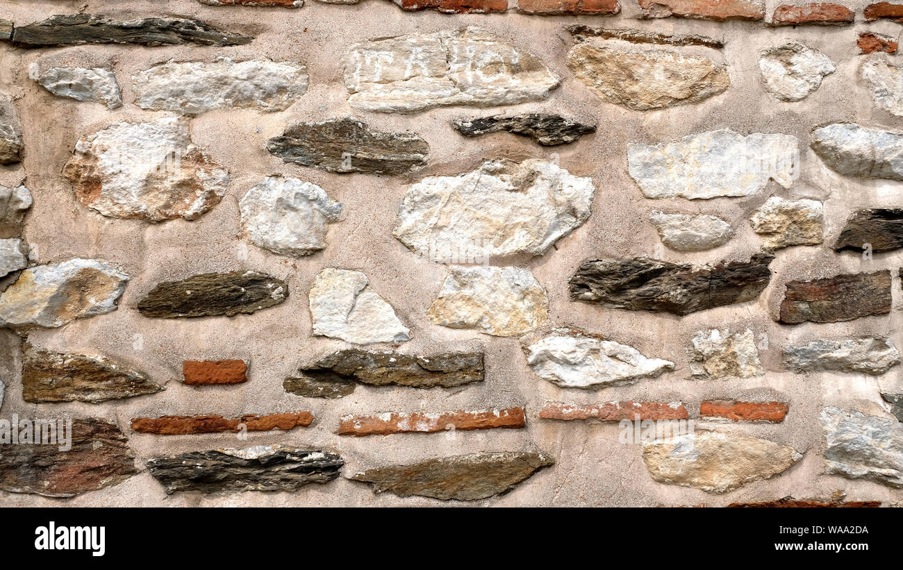 Die Festung von Asen mit alten Steinen von mehr als 9 Jahrhunderten Stockfoto