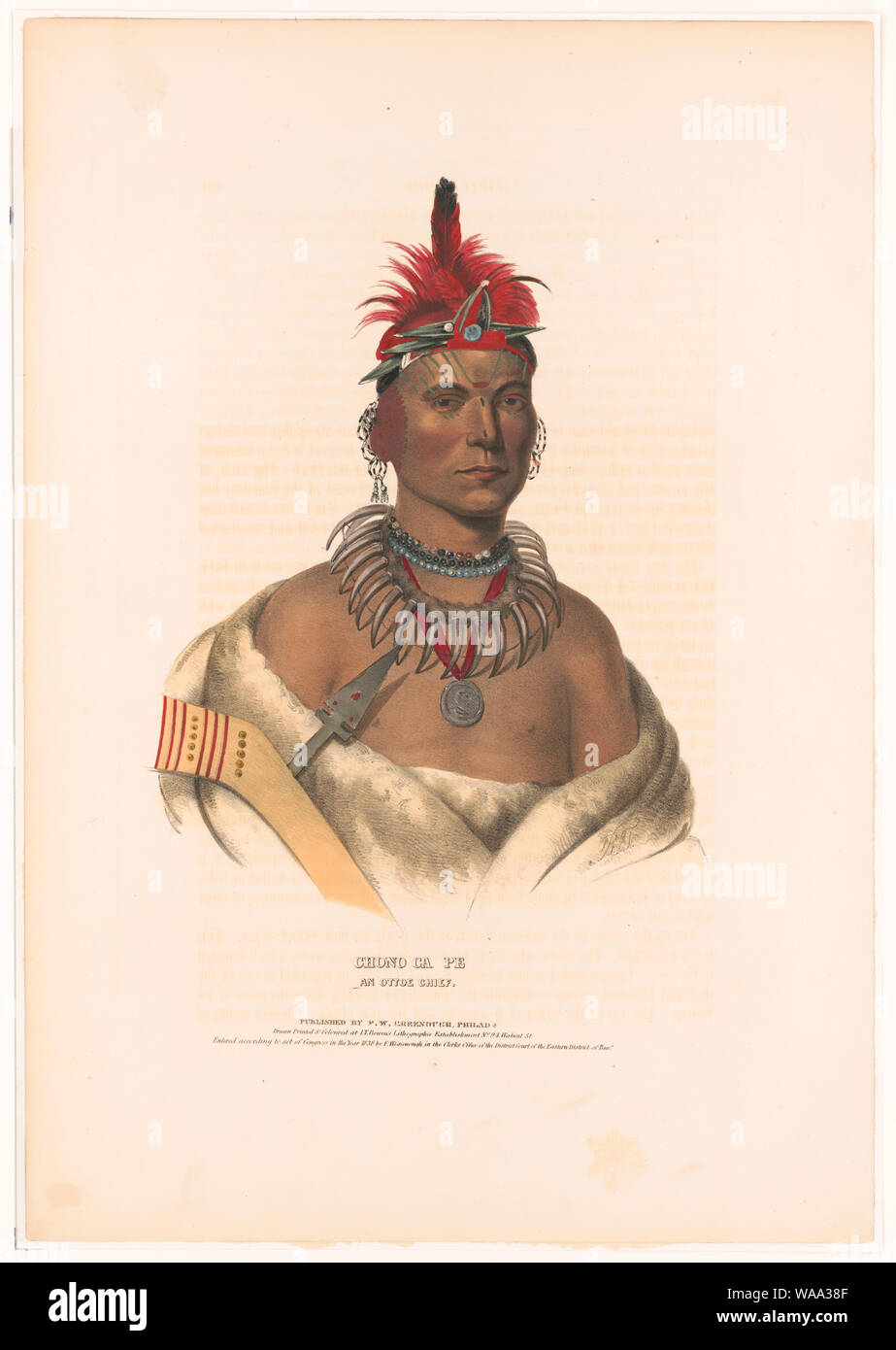 Tschono-ca-pe ein Otto Chief Stockfoto