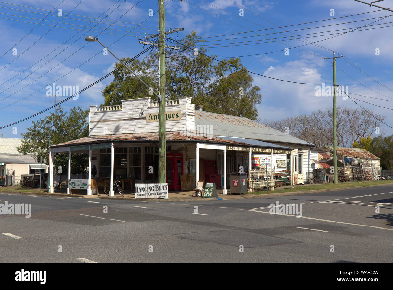 Antiquitäten second-hand Händler Shop Marburg Queensland Australien Stockfoto