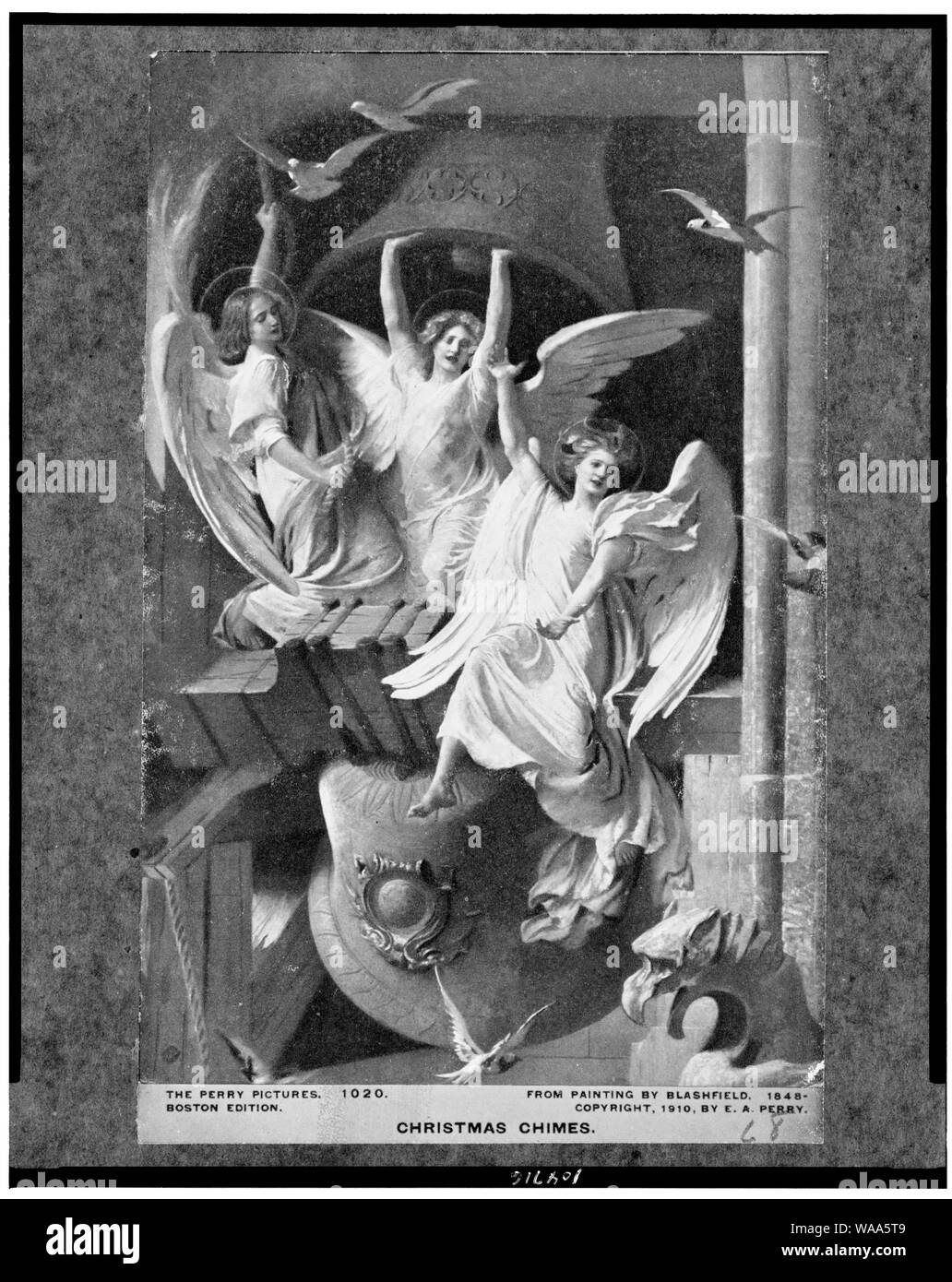 Weihnachten Glockenspiel/von der Malerei von blashfield. Stockfoto