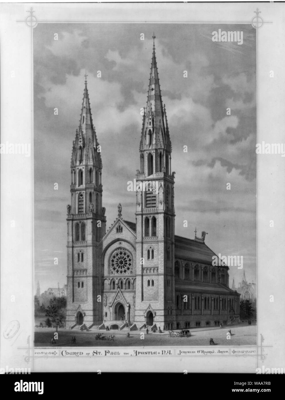 Kirche St. Paulus der Apostel N.Y Stockfoto